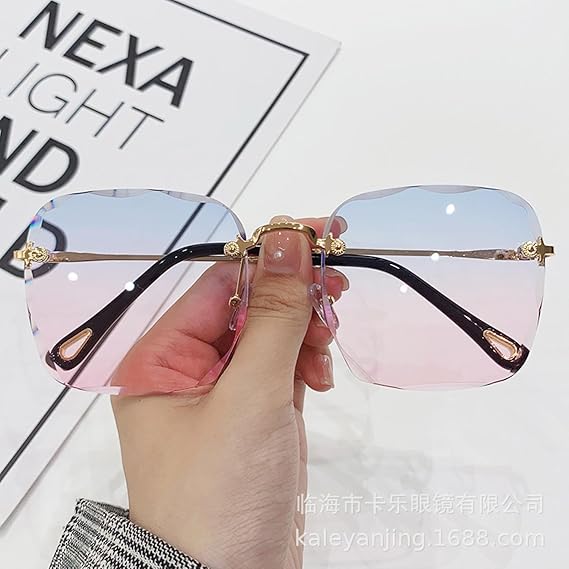 Blue Pink Sunglasses