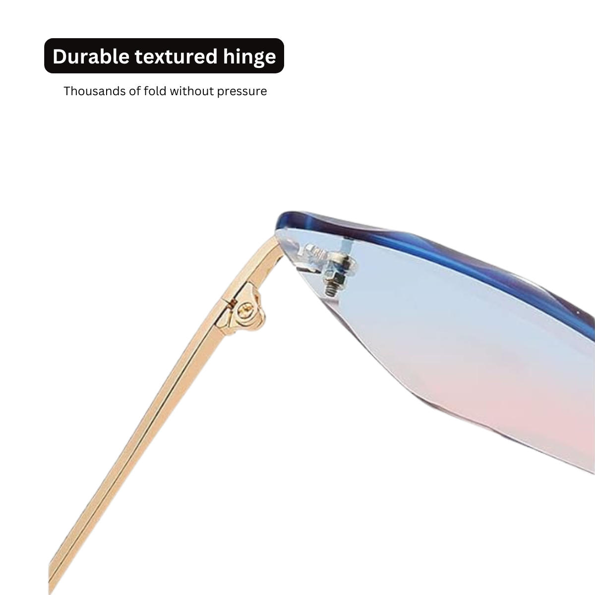 Blue Pink Sunglasses