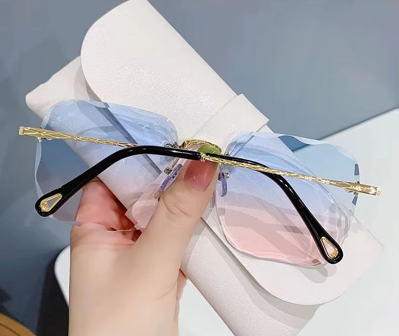 Blue Pink Sunglasses